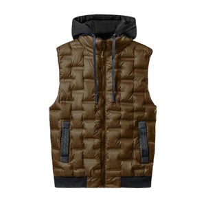 Vêtements d'extérieur décontractés pour la fête Gilet bouffant d'hiver matelassé classique OEM Tissu Veste à bulles sans manches pour hommes Conception personnalisée Respirante - Product Image 5