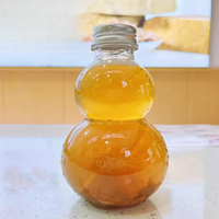 Bouteille transparente gourdes bouteille de boisson en plastique PET 350ml 500ml bouteille de boisson lait thé emballage couvercle à vis fabriqué Vietnam
