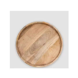 Vaisselle en bois écologique au design classique Assiettes avec motif personnalisé Finition polie Utilisation de fête par Crescent Crafts - Product Image 2