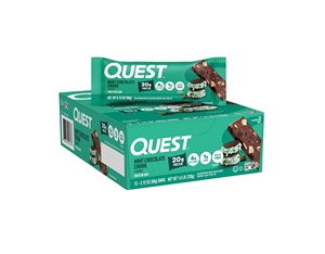 Barras de Proteína Quest Nutrition con Trozos de Chocolate y Menta, Paquete de 12 - Product Image 1