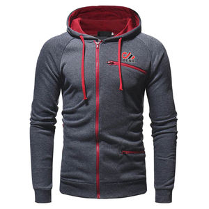 เสื้อสเวตเตอร์แบบสวมศีรษะถักมีฮู้ดแขนยาวมีฮู้ดบุ2023สำหรับผู้ชายปรับแต่งได้ - Product Image 1