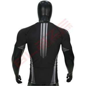 Personalizado MMA BJJ Rashguard jiu jitsu ropa de gimnasio camiseta ropa deportiva Bjj Gi construido en Rashguard manga corta surf playa Rash Guard - Product Image 6