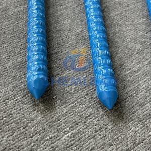 Estaca de refuerzo de fibra de vidrio de 3/4 "24", Estaca de forma de hormigón GFRP para formación de cimientos - Product Image 1