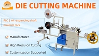 Machine de découpe automatique de films isolants pour condensateurs LCD avec dispositif d'alimentation
