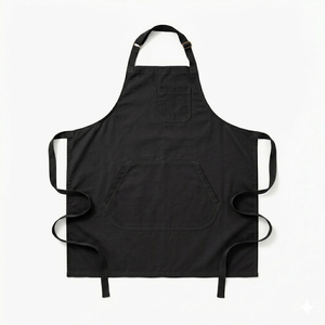 Promotional Waiter Workwear Bib <b>Apron</b> Canvas Reusable Customizable Cooking <b>Kitchen</b> <b>Apron</b> Unisex Customized Logo - Product Image 4