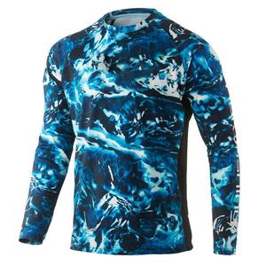 202r RTS, nuevo diseño para hombre, camisa de pesca naranja sólida, personalizable, sublimación de secado rápido UV, ajuste Delgado, protección solar transpirable - Product Image 1