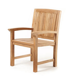 Sillas de Comedor de Diseño Moderno Evelyn, Hechas de Madera de Teca Sólida, Altura Ajustable, Madera Natural de Alta Calidad para Interiores, Hoteles y Apartamentos - Product Image 1