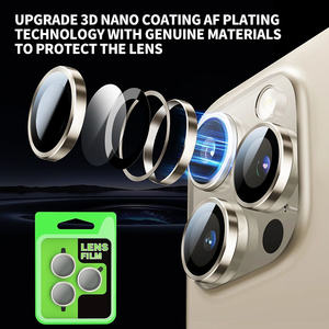 Protection d'objectif d'appareil photo HD en verre pour iPhone 17 Pro Max avec ajustement parfait pour téléphones mobiles - Product Image 4