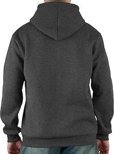 Sudaderas con capucha informales de invierno para hombre, Color sólido, 100% algodón, forro polar, ajuste Regular, secado rápido y transpirable, alta calidad - Product Image 5