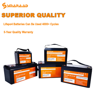LiFePo4 paket baterai 12V 24V 48V 50Ah 100AH 200ah 300Ah baterai Lithium besi fosfat bawaan perahu BMS RV penggunaan rumah - Product Image 2