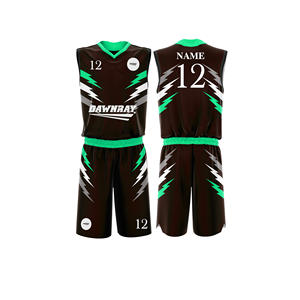 Ensemble de maillots de basket-ball de qualité supérieure personnalisé, maillot et short en polyester respirant à séchage rapide, vêtements de sport d'équipe pour hommes, femmes et jeunes - Product Image 6