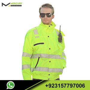 New Style <b>Reflective</b> Hi Vis,winter,workwear Safety Workwear <b>Jackets</b> Green Color <b>Men</b> Quick Dry <b>Reflective</b> <b>Jackets</b> - Product Image 3