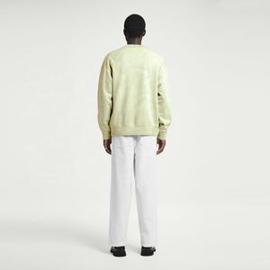 Lightweight Sweatshirt Wholesale Custom Printing Logo Oversized Men 100% Cotton <b>Vintage</b> Acid Wash Crew Neck <b>Sweater</b> - Product Image 2