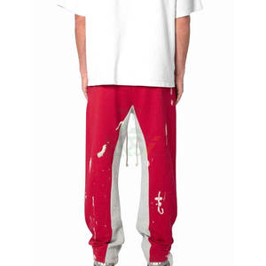 Pantalones Deportivos de Estilo Urbano Hip Hop para Hombre, Pantalones Jogger con Estampado, Lavados, de Felpa Francesa, Secado Rápido, Transpirables y Modernos - Product Image 3