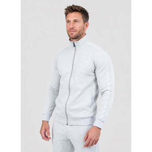Conjunto Deportivo de Invierno de 2 Piezas para Hombre M FITNESS, Chaqueta con Cierre y Cuello Alto Transpirable, Pantalones Deportivos Holgados de Poliéster/Algodón - Product Image 3