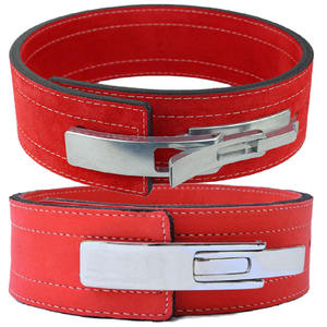 Ceintures à levier en cuir de vache épaissi, résistantes, avec logo personnalisé pour la musculation, la musculation, le fitness, haute qualité - Product Image 1