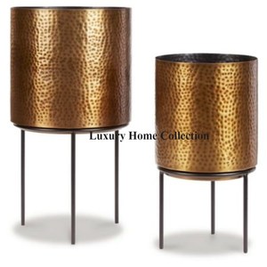 Macetas y jardineras de aspecto moderno de diseñador de forma redonda, forma cilíndrica, hogar y Hotel, estilo atractivo, suministros de artículos de jardín - Product Image 4