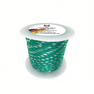 โอเวอร์แมนน์ เชือกมัสเซน ยาว 50 เมตร เส้นผ่านศูนย์กลาง 1.7 มม. รับน้ำหนักได้ 40 กก. ผลิตจากโพลีโพรพิลีน สีเขียว/ขาว บรรจุภัณฑ์ขนาด 6 สำหรับงานจัดสวนและปูพื้นระเบียง - Product Image 2