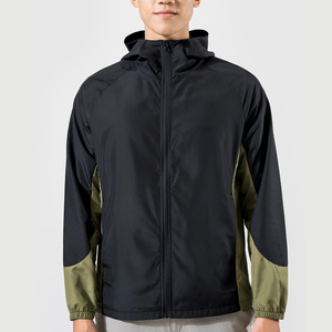 Veste coupe-vent imperméable en gros pour hommes avec capuche - Product Image 1