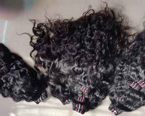 ซัพพลายเออร์และผู้ส่งออก100% เกรดชั้นนำผมคนแท้ที่ยังไม่ผ่านการทำกระบวนการผมชาวอินเดียมัดเป็นลอนขนาด20นิ้ว - Product Image 5