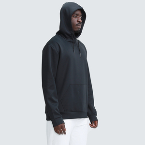 เสื้อมีฮู้ด & เสื้อสเวตเตอร์ลำลองสำหรับผู้ชาย, เสื้อฮู้ดโลโก้ตัวอักษรมีฮู้ดสำหรับผู้ชายทรงหลวมแนวสตรีท - Product Image 2