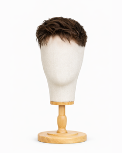 Prothèse capillaire prête à porter pour hommes, système de remplacement capillaire en cheveux naturels, 4 types de bases, toupet pour hommes - Product Image 2