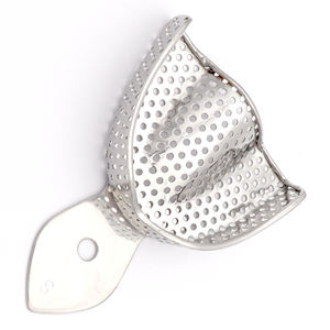 Moldes Dentales - Bandejas - Mandíbula Superior - Pequeñas, Fabricación Personalizada OEM, Venta al por Mayor, Acero Inoxidable Dental, Aprobado por la CE - Product Image 2