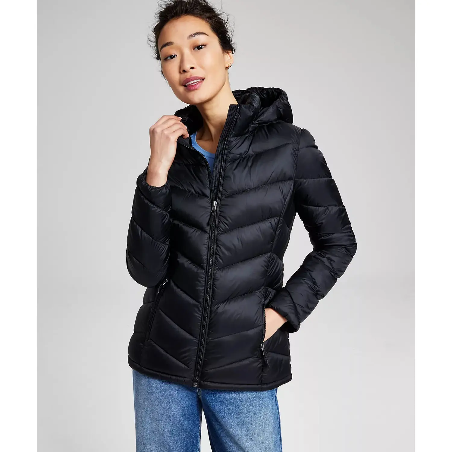 Leather Jacket Winter Thick Cotton Padded Coats Zipper Up Casual Stylish Plus Size Stand Collar Warm Coat