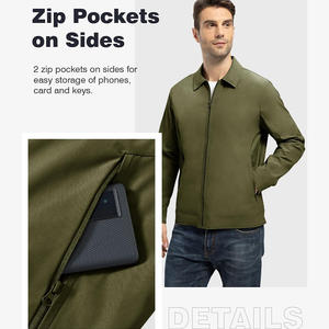 Chaqueta cortavientos Softshell personalizable para hombre, a prueba de viento, duradera, tiras reflectantes, descuentos por pedidos a granel - Product Image 3