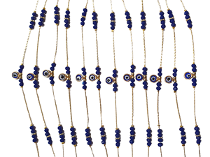 Bracelet en acier inoxydable plaqué pierres de zircon imitation perle DAFNI BIG PAZAR - Cadeau tendance d'Istanbul - Product Image 6
