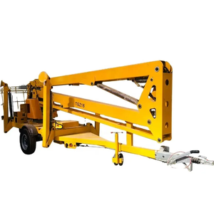 รถพ่วงไฟฟ้าไฮดรอลิกคุณภาพสูง Cherry Picker ลากจูงได้ Spider ลิฟท์บูมแบบก้องราคาถูก - Product Image 2