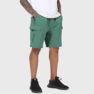 Pantalones cortos de doble capa para hombre con cremallera, transpirables, elásticos, para correr, entrenamiento, deportes, informales, de secado rápido, pantalones cortos de gimnasio de Dress Sports - Product Image 2