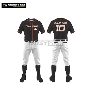 Uniforme de Béisbol para Hombre de Primera Calidad, Transpirable, Estampado, de Color Sólido, Conjunto Deportivo - Product Image 1