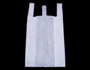 Sac en tissu non tissé blanc - Product Image 1