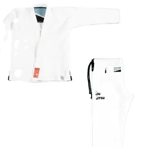 Custom Bjj Uniform Lightweight Cotton Brazilian Jiu Jitsu Gi Professional Plain Jiu Jitsu White Gi / Bjj kimono / BJJ Gis