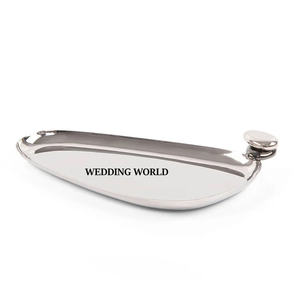 Bandeja de chocolate rectangular de metal Última nueva colección Bandeja de chocolate de Ramadán Venta caliente Nueva bandeja de chocolate de diseñador - Product Image 5