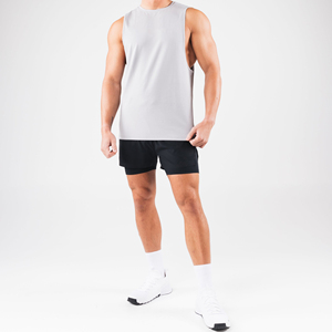 Chất Lượng Cao Người Đàn Ông Của Không Tay Phòng Tập Thể Dục Chạy Tank Tops Màu Đen Tập Thể Dục Chặt Chẽ Nén Áo Sơ Mi Thể Hình Chạy Tùy Chỉnh Singlets - Product Image 4