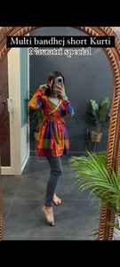 Contemporary Stylish Printed Indian Traditional Muslin <b>Kurta</b>/Kurti for Party Wedding Diwali Occasions-All-Season Women's - Product Image 6