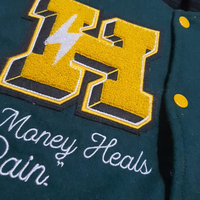 Chaqueta de Béisbol Personalizada de la Mejor Calidad para Adultos y Jóvenes, Talla Grande, Invierno, Chaqueta Universitaria de Forro Polar con Letras, Color Personalizado, Impermeable y Transpirable