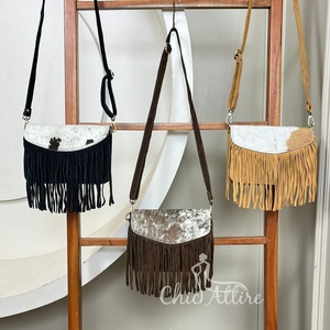 2025 Trendy Brand Women's Shoulder Bag High Quality Cowhide Suede Leather Handbags Genuine Leather Crossbody Bag for Young Girls - Product Image 1