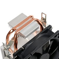 Refroidisseur d'air compact pour processeur XINMAI, ventilateur PWM 92 mm, dissipateur thermique à profil bas 125 mm pour Intel LGA1700 1200 115X, PC de bureau économique