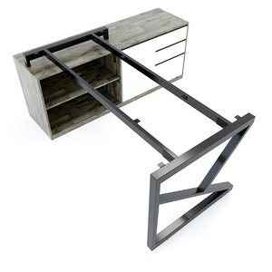 KConcept HCKC022 160x80cm Assembled Industrial European <b>Table</b> Cabinet <b>Legs</b> Made Aluminium <b>Brass</b> Cast Iron for Hospital Furniture - Product Image 1
