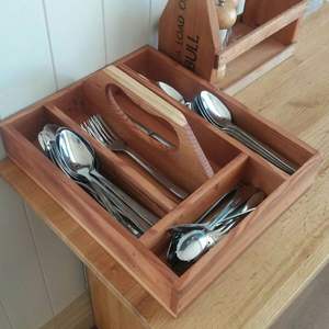 El último soporte de cuchara de madera para cocina y mesa decorar soporte de cubiertos de color de madera natural a precio al por mayor - Product Image 4