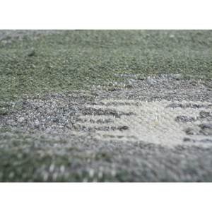 พรมทอแบนลายเรขาคณิตอินดัสบาร์ ทำจากขนสัตว์และวิสโคส สีเทาและสีดำ สำหรับใช้ในบ้าน-รุ่น Adwv-13015(Cm-01) - Product Image 3