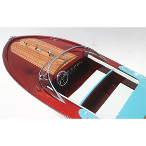 โมเดลเรือเร็ว Super Riva Ariston ทำมือคุณภาพสูงตกแต่งไม้ทาสีเทคนิคของขวัญ - Product Image 2