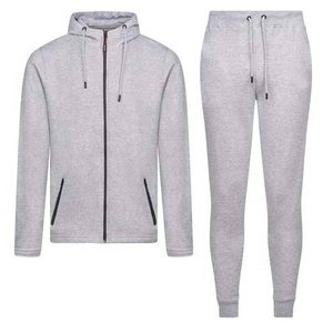 กางเกงจ็อกเกอร์ผ้าฝ้ายสีเทาแบบ unisex มีเชือกผูกเอว ความยาวเต็มตัว กางเกงลำลองสีพื้น ทรงปกติ เหมาะสำหรับใส่ในฤดูใบไม้ร่วง - Product Image 5