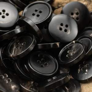 Leatest กระดุมเขาควายคุณภาพดีแบบดั้งเดิมกระดุมเปล่าปรับแต่งขนาดได้และขนาดใหญ่และสั้น - Product Image 4