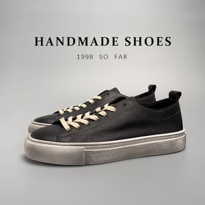 Chaussures de skate décontractées pour femmes à semelle en caoutchouc, basses, à lacets, en toile vulcanisée - Product Image 1