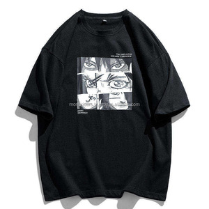 MR Tasas al por mayor Oem Hip Hop Último Anime 3D Diseño de impresión gráfica Camiseta Hombres Camiseta de impresión Heavyweight Drop Shoulder - Product Image 5