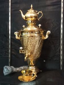 Samovar-cobre niquelado, 3Lt - Product Image 3